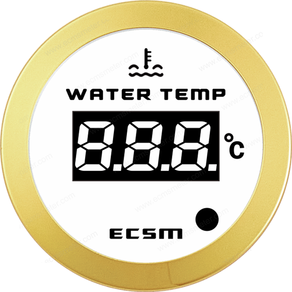 ECT-Digital water temperature gauge (with high temperature alarm light)