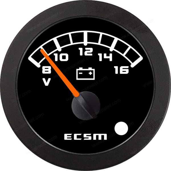 ECT-Voltmeter 12V (with low voltage alarm light)