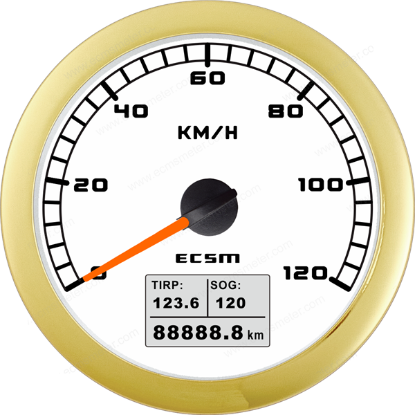 ECT-GPS speedometer 120MPH