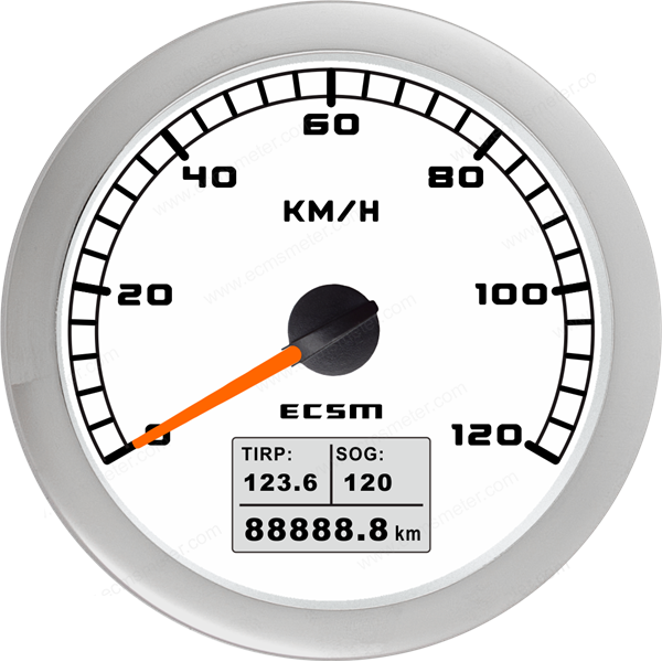 ECT-GPS speedometer 120MPH