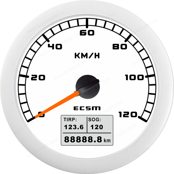 ECT-GPS speedometer 120MPH