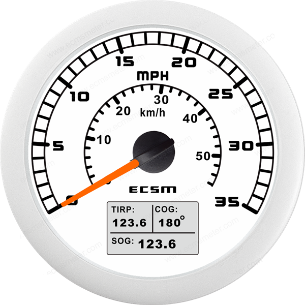 ECT-GPS speedometer 35MPH