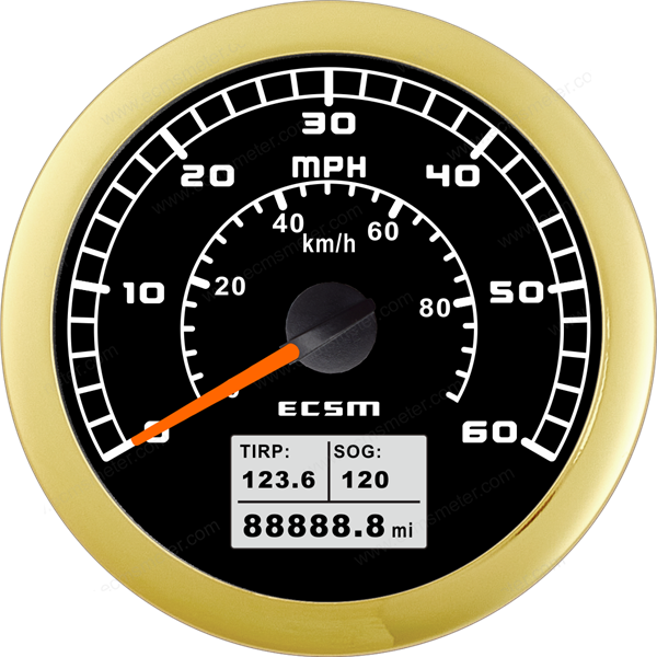 ECT-GPS speedometer 60MPH