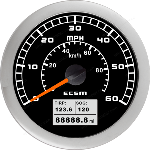 ECT-GPS speedometer 60MPH