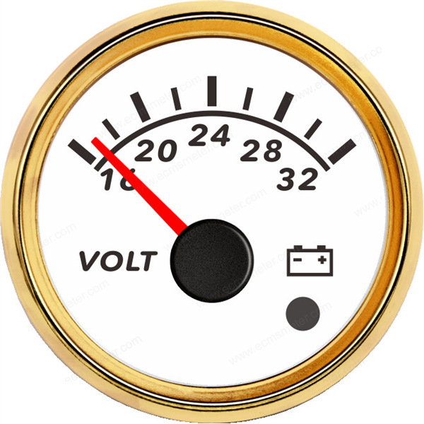 ECPC/ECPS-Voltmeter 24V(with low level alarm light)