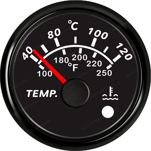 ECPC/ECPS-Water temperature gauge (with high temperature alarm light)