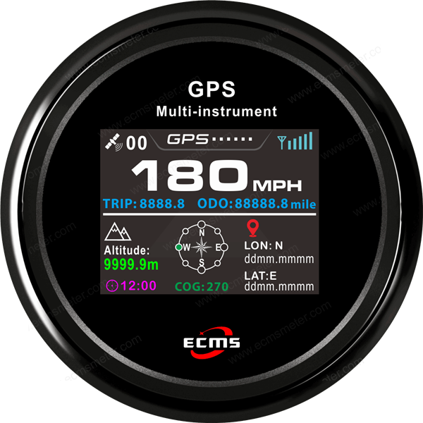 ECP/ECP2-TFT GPS速度/高度仪表