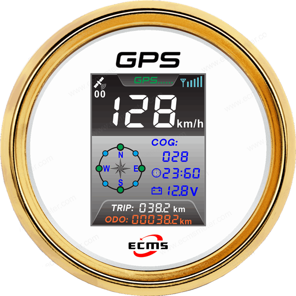 ECP/ECP2-GPS速度表（彩屏-带时钟）